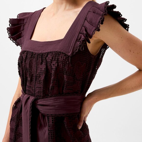 Farm Rio square neck lace maxi dress - Picture 2 of 3